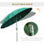 Aarun 279cm Tilt Beach Parasol-55967167