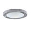 IP44 30cm Silver Glass Bathroom Flush Mount