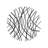 Metal Circle Abstract Hanging Dimensional Sculpture-111379093-111379094