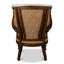 Irish Linen Wingback Chair