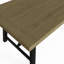 San Diego Dining Table. Steel Trestle Frame. Solid Pine Top - Seats 6 People OR Seats 8 People-22900772