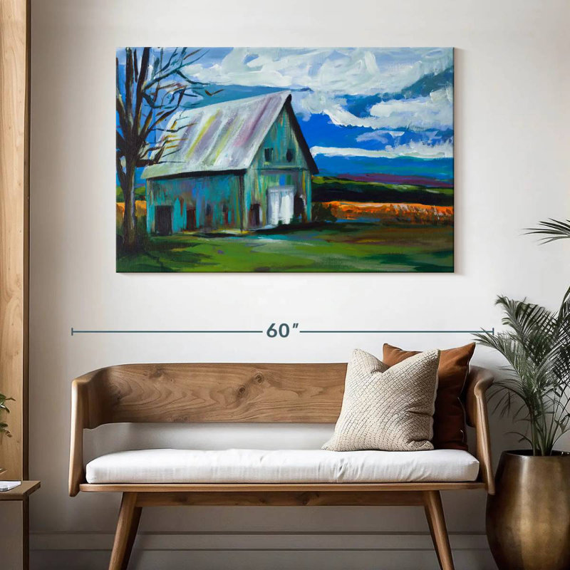 Lilie Old Barn, 32" H x 48" W