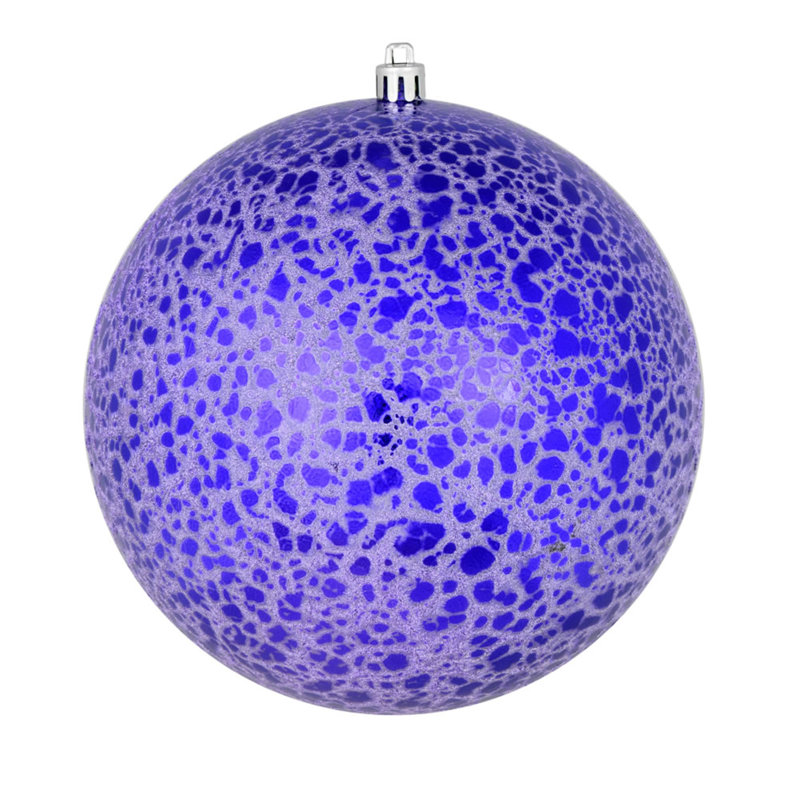 Ornement boule craquelée, Mauve