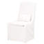 Chaise parsons en tissu Colette en blanc