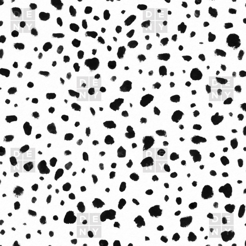 Jeté en laine Rebecca Dalmatian