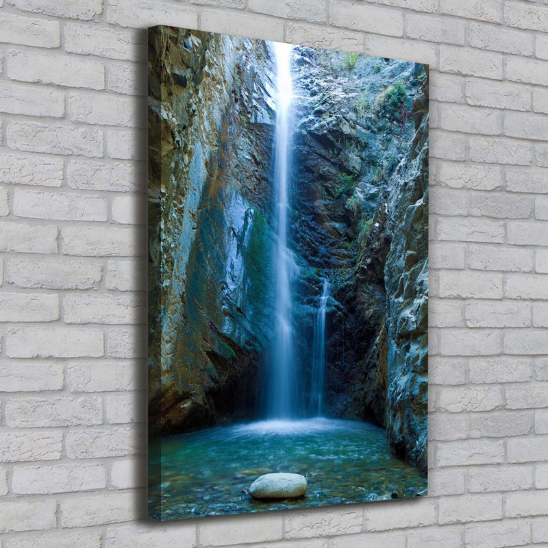 Waterfall - Wrapped Canvas Print