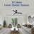 Kantor 52" Indoor/Outdoor Ceiling Fan without Light, Remote, Ceiling Fan no Light - Matte Black-1110408544-1110408546