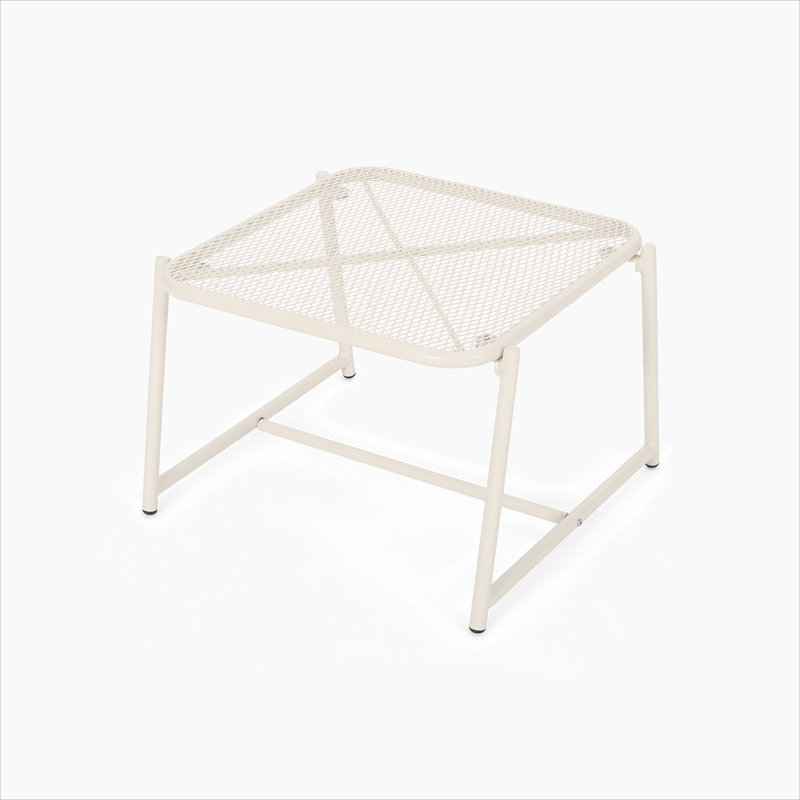 Table d'appoint de salon / chambre à coucher / balcon, Blanc mat