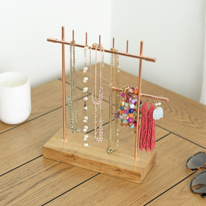 Wood Jewelry Stand