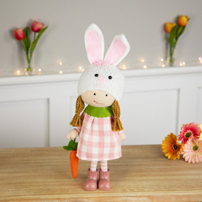 Figurine de Pâques avec un chapeau de lapin