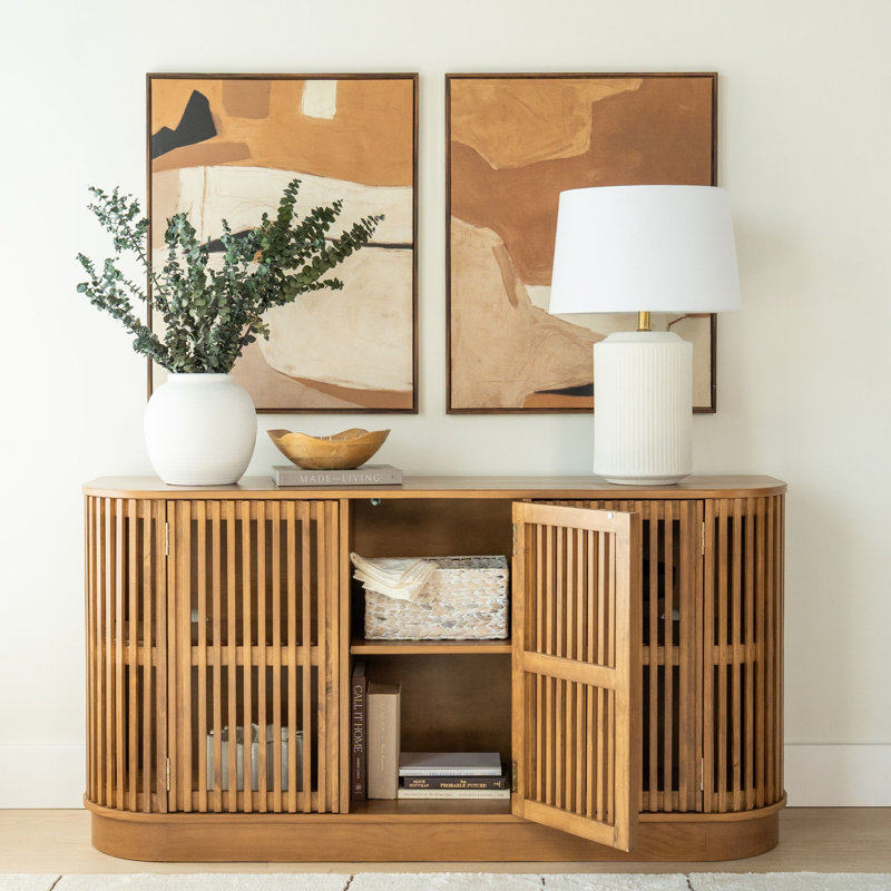 Buffet Contour, 3 portes (1495 x 406 x 762 mm / 59 x 16 x 30 po)