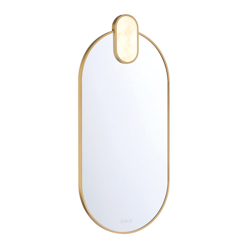 Miroir Mrissa, 21 po x 45 po, or