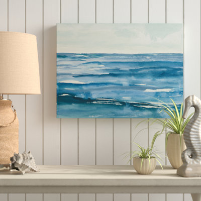 « seascape i », reproduction de peinture à l’acrylique sur toile tendue