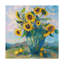 « floral kaléidoscope iii », reproduction de peinture à l’acrylique sur toile tendue-33513319