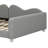 Upholstered Daybed With Cloud-Shaped Backrest-339429932-358358172