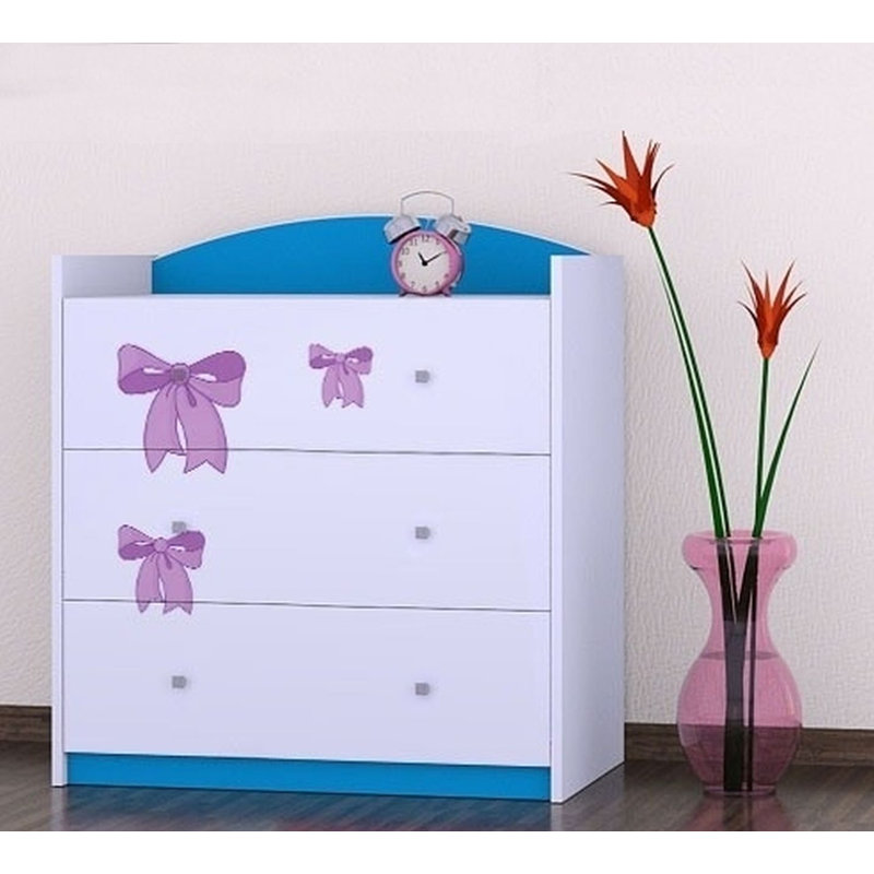 3 Drawer Chest, Blue