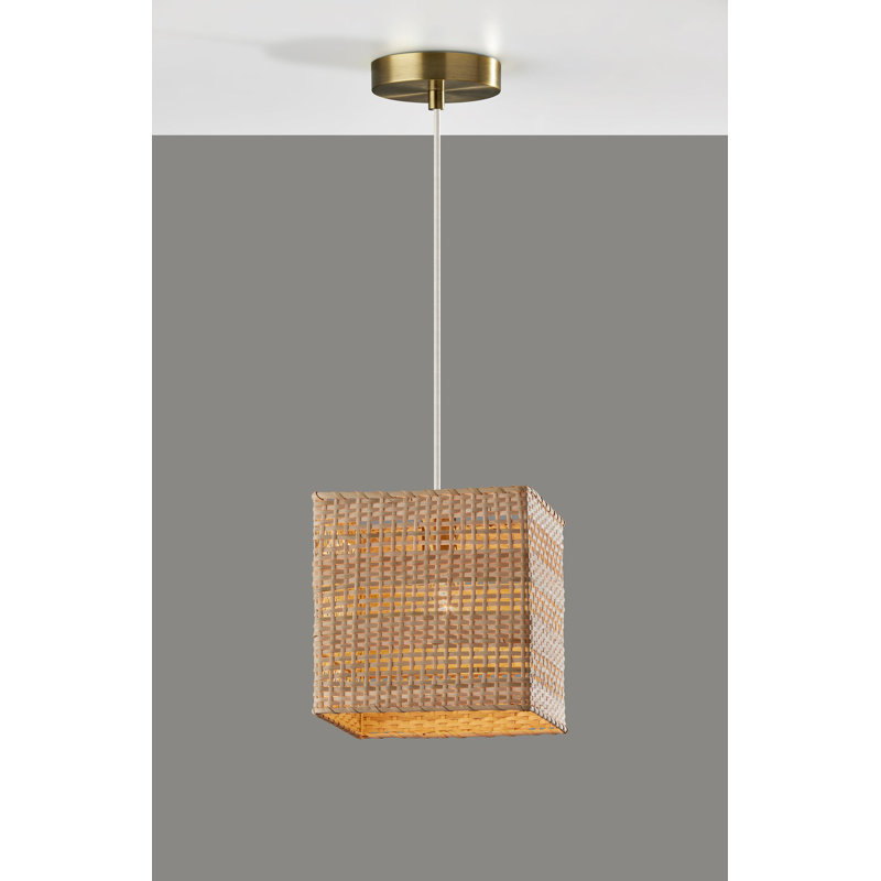 Luminaire suspendu carré 1 lumière Morethampstead
