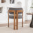 Bula Stanford Upholstered Curved Solid Wood Dining Chair-114256790
