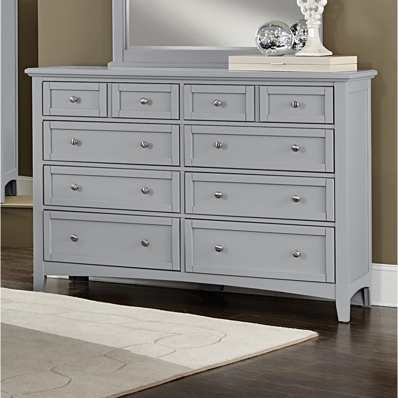Yaovi 60'' W 8 - Drawer Dresser, Urban Gray