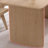 Simple solid wood table and chair combination-104367390