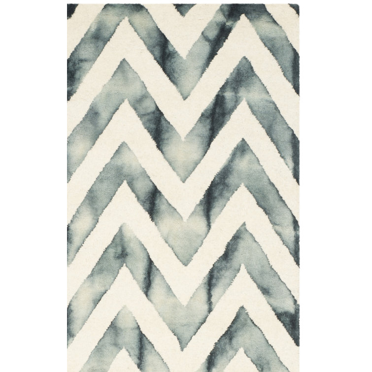 Danny Hand Tufted Wool Chevron Rug