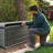 Lifetime 147.1cm W 136L Water Resistant Plastic Deck Box in Grey