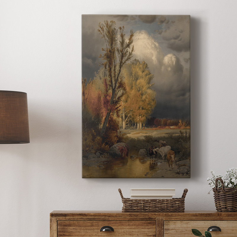 Paysage rétro CLXIX - galerie Cavas, H 18 po x l 12 po