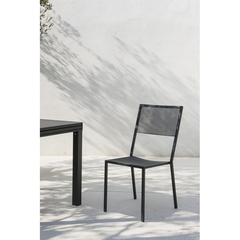 Conrad Outdoor Lounge Chair, Graphite