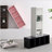8-Tier Media Tower Rack, Slim Storage Cabinet with Adjustable Shelves, Tall Narrow Bookcase Display Bookshelf, Multi-functional double-decker bookcase-1414160069