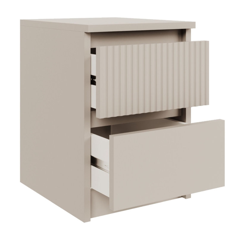 30cm W Manufactured Wood Bedside Table