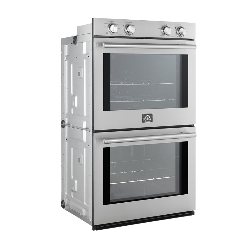 Four mural double en acier inoxydable Forno Vomero, 10 pieds cubes Four à convection 7100 Watts