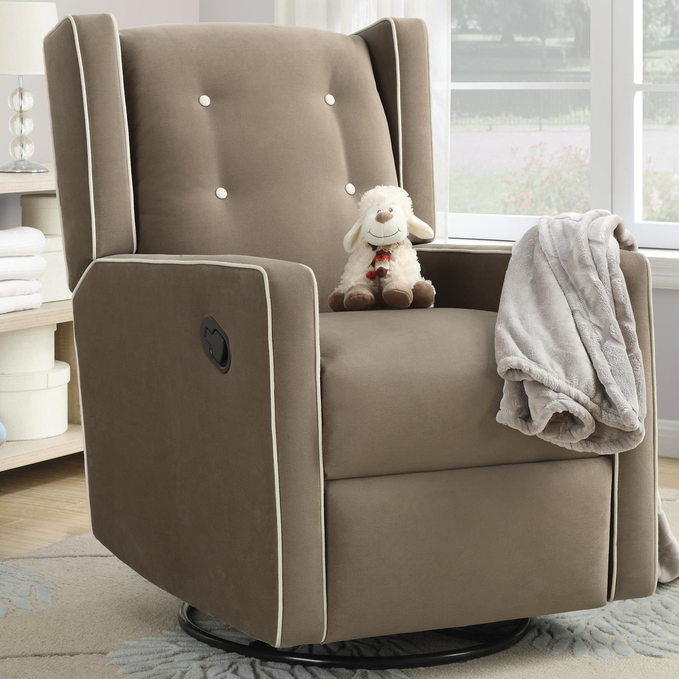 Viv Rae™ Hudak Swivel Reclining Glider 
