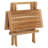 Nilsen Solid Teak Folding Square Table