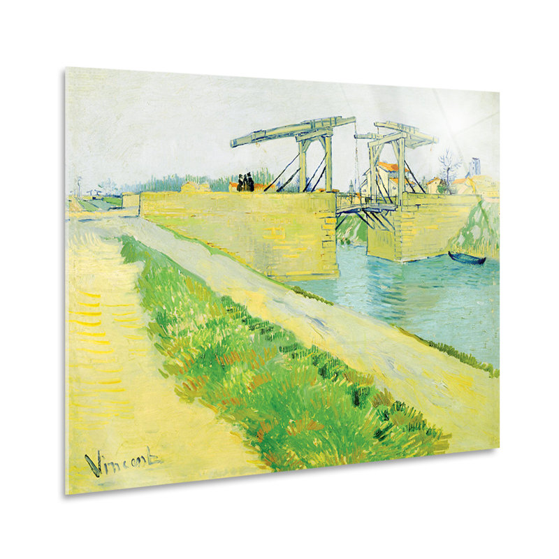 The Langlois Bridge by Vincent Van Gogh - No Frame Painting on Plastic / Acrylic, 65cm H x 95cm W
