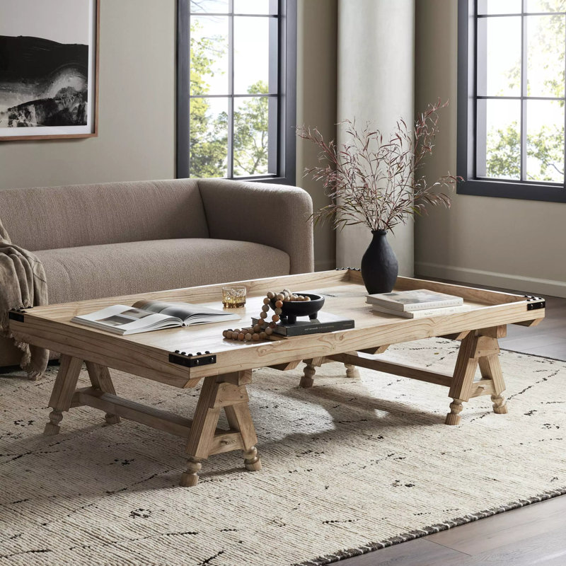 Aonan Coffee Table, Natural Pine