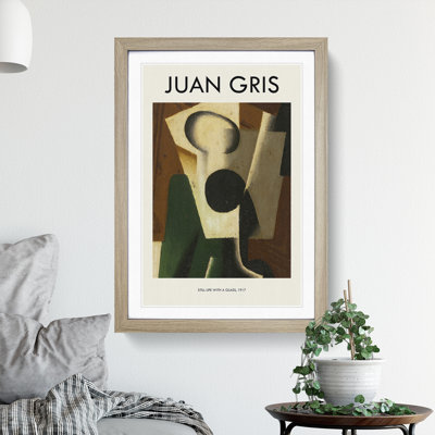 Still Life With A Glass by Juan Gris - Single Picture Frame Print