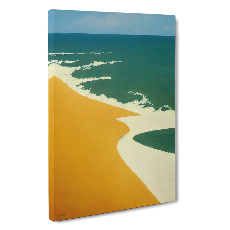 XC1022-1938X Enigmatic Beach - Wrapped Canvas Painting, 60cm H x 40cm W x 3cm D