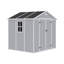 7 ft. 5 in. W x 6 ft. 5 in. D Plastic Reverse Apex Tool Shed