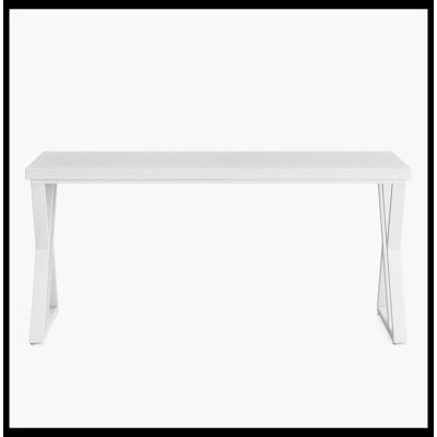 Bureau d'ordinateur robuste, bureau d'écriture simple 55 po