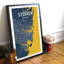 Sydney City Map - No Frame Print-1092482269