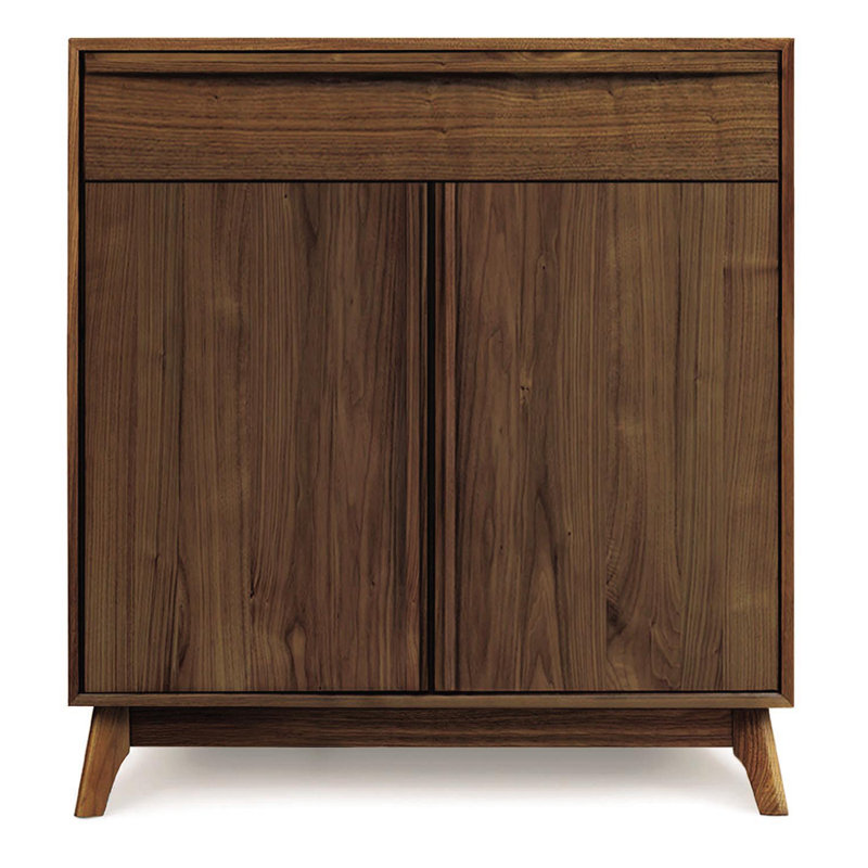 Catalina 33.5'' Solid Wood Sideboard, Natural Walnut