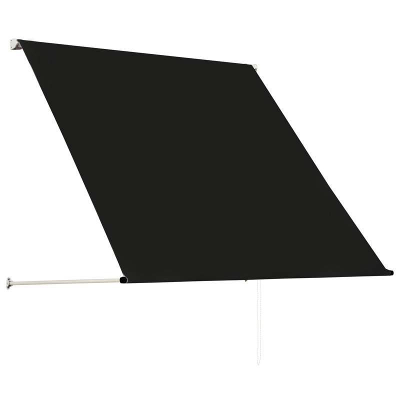 Terah Retractable Awning, Anthracite, 150 x 150cm