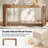 Kaybri 60" W Fluted Writing Desk-1231145510