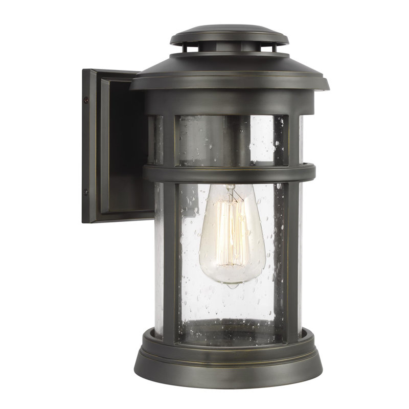 Petite lanterne Mckee de, H 11,5 po x L 12,25 po x P 17 po, Bronze antique