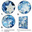 Carreaux botaniques blancs et bleus II - Botanicals Wall Art-765893394-799238902