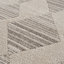Tapis beige à motif géométrique Bunns-1958421555