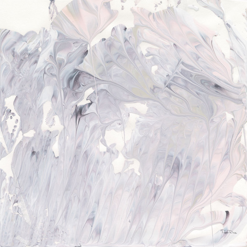 Marbling III by Piper Rhue - Wrapped Canvas Painting, 30cm H x 30cm W x 3.8cm D