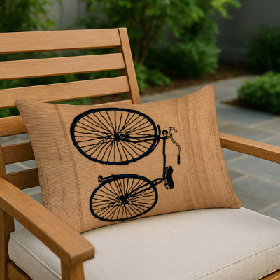 Coussin décoratif de transport intérieur et extérieur