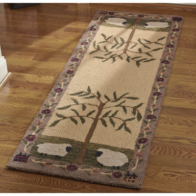 Paolucci Cotton Floral Indoor Rug