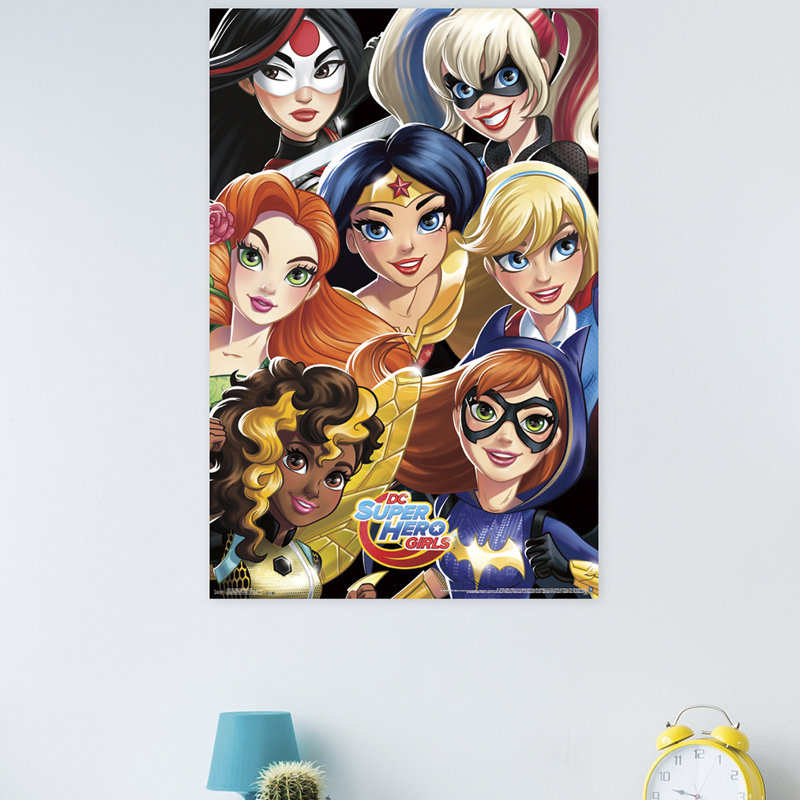 « dc super hero filles »-impression sur papier